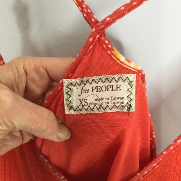 Free People baby doll floral beaded strappy tank - Picture 4 of 8